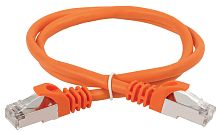ITK Коммутационный шнур (патч-корд) кат.5E FTP LSZH 3м оранжевый | код PC07-C5EFL-3M | IEK